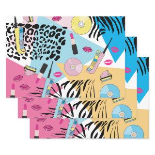 Colorful Retro 1990's Nineties Pattern  Sheets