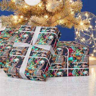 Colorful Skeleton Ornaments Christmas