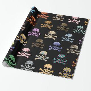 Colorful Skull & Crossbones