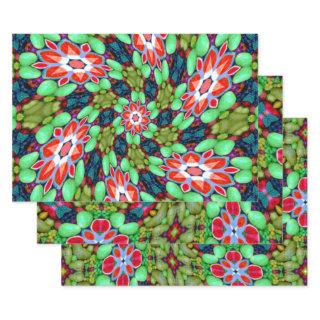 Colorful soap flower pattern  sheets