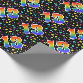 Colorful Stars + Rainbow Pattern "13" Event #