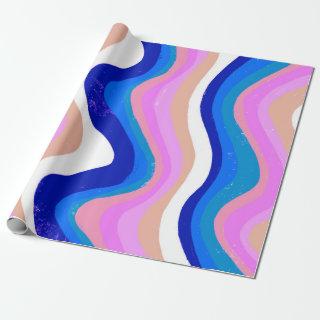 Colorful Stripes Waves Gift