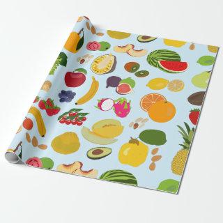 Colorful Summer Fruit Pattern