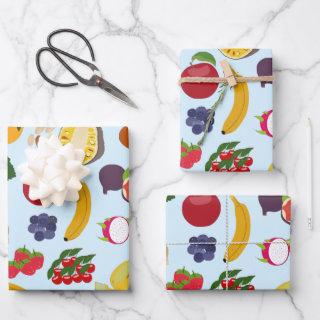 Colorful Summer Fruit Pattern  Sheets