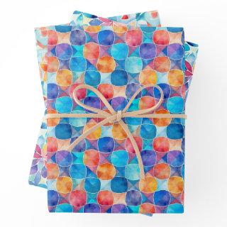 COLORFUL TILE PATTERN GIFT  SHEETS