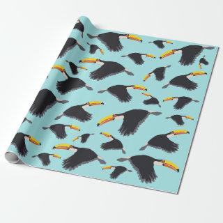 Colorful Toucan Tropical Bird Pattern