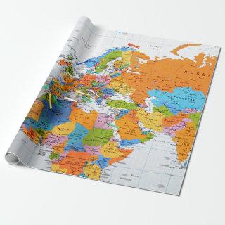 Colorful Travel Map