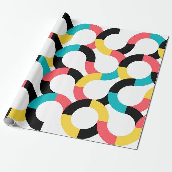 Colorful, trendy, cheerful, fun modern geometric