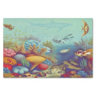 Colorful Under the Sea Scene Tissue Paper