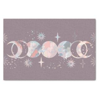 Colorful Watercolor Moons Tissue Paper