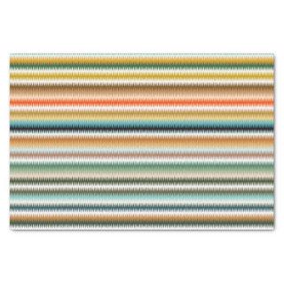 Colorful Zigzag Multicolored Pattern Tissue Paper