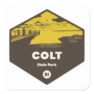 Colt State Park Rhode Island Square Sticker