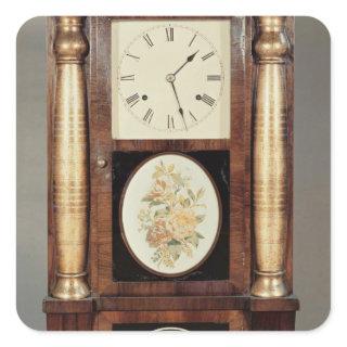 Columned clock, c.1855 square sticker