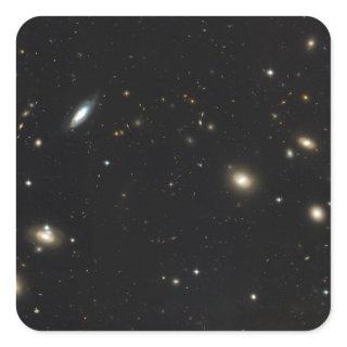 Coma Cluster of galaxies Square Sticker