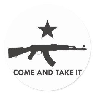 Come and take it! (AK47) Classic Round Sticker