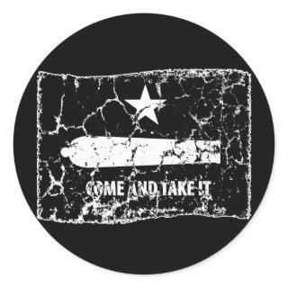 Come and Take It, Gonzales Flag, 1835 Classic Round Sticker