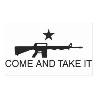 Come and Take it Gun Sticker