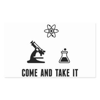 Come and Take It Science Sticker