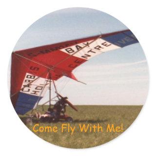 'Come Fly With Me!' Sticker