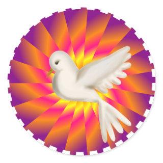 Come Holy Ghost, Creator Blest.... Classic Round Sticker