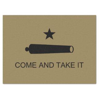 Come & Take It! Texas State battle Flag Tissue Paper