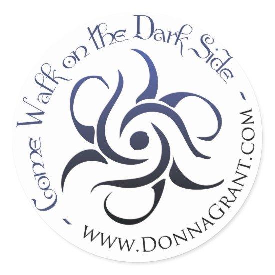 Come Walk on the DARK Side Classic Round Sticker