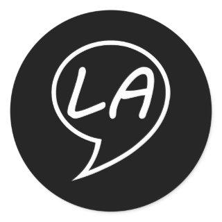 Comma La Kamala Harris For President 2024 1  Classic Round Sticker