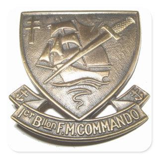 Commando Kieffer - Badge 1 BFMC Square Sticker