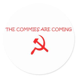 COMMIES CLASSIC ROUND STICKER