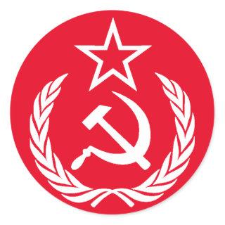 Communist Classic Round Sticker