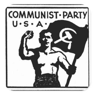 Communist Party USA Stickers