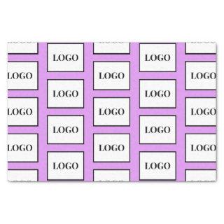 Company Business Logo Lavender Tissue Paper