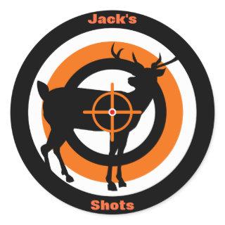 Competition Target Patches Classic Round Sticker