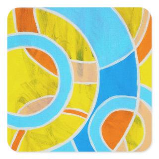 Composition #23 by Michael Moffa Square Sticker