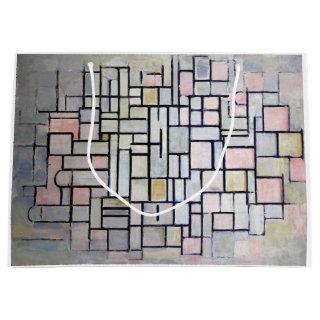 Composition Pink and Gray, Mondrian Large Gift Bag