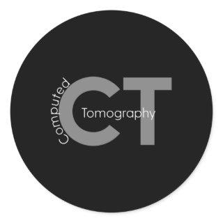Computed Tomography Ct Technologist Mri Tech Classic Round Sticker