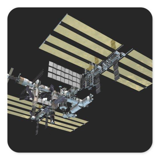 Computer generated view 10 square sticker