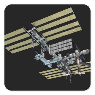 Computer generated view 11 square sticker