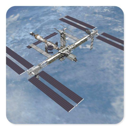 Computer generated view 22 square sticker