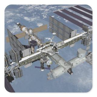 Computer generated view 4 square sticker