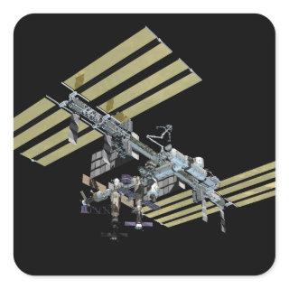 Computer generated view 8 square sticker