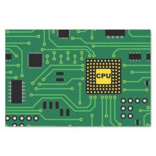 Computer Nerd Circuit Board CPU                  I Tissue Paper
