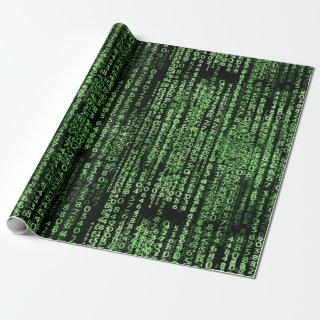 Computer Program Matrix Data  Pattern Theme Gift