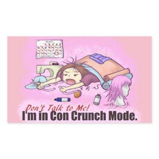 Con Crunch Rectangular Sticker