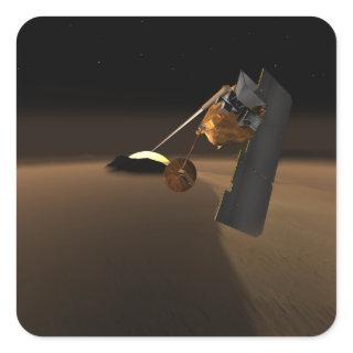 Concept for Mars Volcanic Emission Life Scout Square Sticker