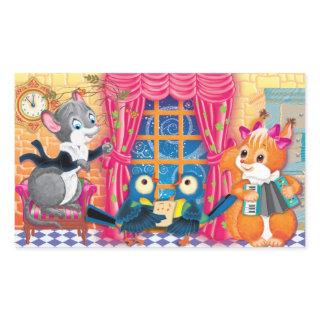 concert rectangular sticker