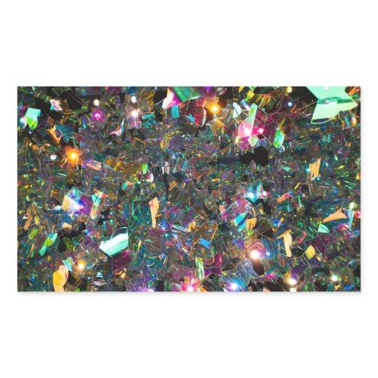 Confetti Party Rectangular Sticker