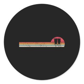 Congas Player Drummer Musician Conga For Classic Round Sticker
