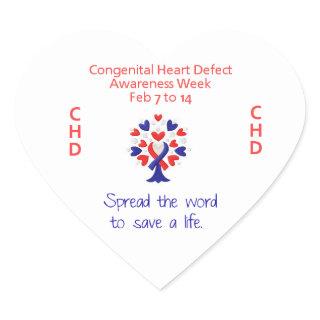 Congenital Heart Defect Awareness Week Stickers