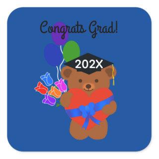 Congrats Grad! Graduation Bear #3 Stickers